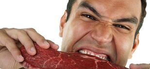 Eat male meat to increase potency